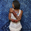 Wooden African Bracelets Set of 5 - Afrilege