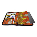 Handmade w/ straw fibers document holder/ computer bag / portfolio - Afrilege