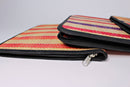 Handmade w/ straw fibers document holder/ computer bag / portfolio - Afrilege
