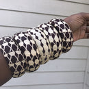 Aveye African Print Bangle Bracelets - Afrilege
