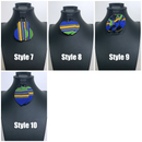 Adamma African print drop earrings - Afrilege