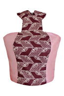 African Print Silk Crop top - Afrilege