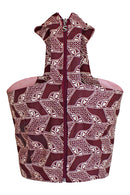 African Print Silk Crop top - Afrilege