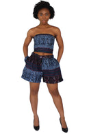 Bamileke Tribe African Print Crop top - Afrilege