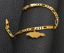 Jamaica Map Ankle Bracelet - Afrilege