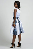 Bandjoun African Dress (White) - Afrilege