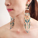 Bohemian style Ethnic Earrings - Afrilege