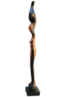 Ebony wood Hand Carving African woman statue Figurine - Afrilege