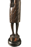 Ebony wood Hand Carving African woman statue Figurine - Afrilege