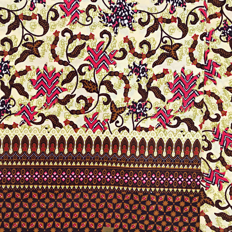 100% Cotton African Fabric by the fabric / 1 yard - Afrilege