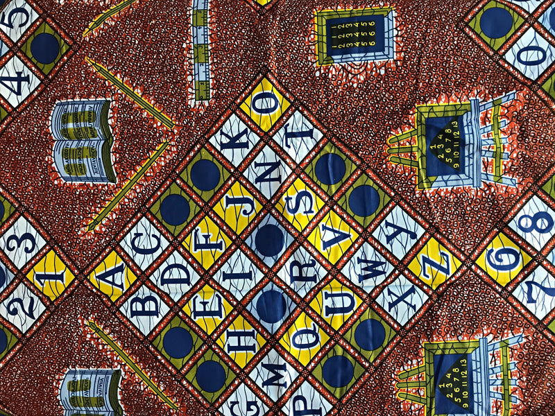 100% Cotton African Fabric by the yard / 1 yard - Afrilege