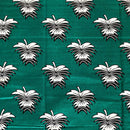 100% Cotton African Print Fabric (6 yards) - Green - Afrilege