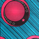 100% Cotton African Print Fabric (6 yards) - Green blue / Red - Afrilege