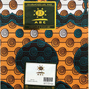 100% Cotton African Print Fabric (6 yards) - Orange / Green - Afrilege