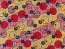 100% Cotton African Print Fabric (6 yards) - Orange / Red - Afrilege