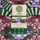 100% Cotton African Print Fabric (6 yards) - Purple / Red / Green - Afrilege