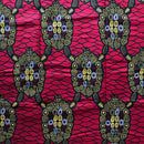 100% Cotton African Print Fabric (6 yards) - Red - Afrilege
