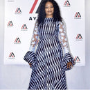 100% Cotton Ndop Bamileke Bandjoun African Print Fabric (6 yards) - Dark Gray - Afrilege