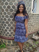 100% Cotton Ndop Bamileke Bandjoun African Print Fabric (6 yards) - Dark Gray - Afrilege