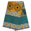 African Print Fabric - Green / Orange (6 yards) - Afrilege