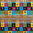 Polyester African fabric by the yard / 1 yard - Afrilege