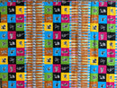 Polyester African fabric by the yard / 1 yard - Afrilege