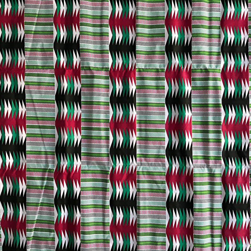 Polyester Kente African Fabric / 1 yard - Afrilege