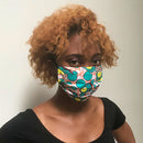 African print face masks for adults - Afrilege