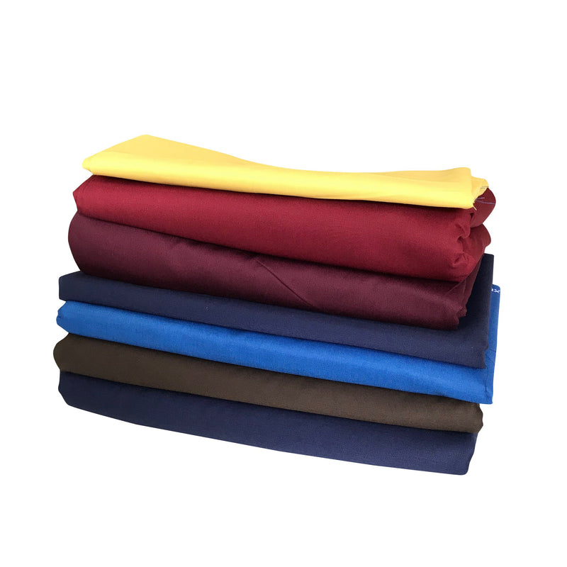 6 Solid color Fat quarter bundle cotton - Afrilege