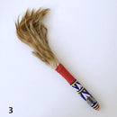 Beige horse tail hair bamileke tradition fly whisks - Cameroon - Afrilege