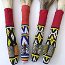 Beige horse tail hair bamileke tradition fly whisks - Cameroon - Afrilege