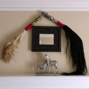 Beige horse tail hair bamileke tradition fly whisks - Cameroon - Afrilege