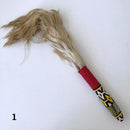 Beige horse tail hair bamileke tradition fly whisks - Cameroon - Afrilege