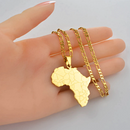 Africa map Pendant necklace - Afrilege