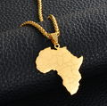 Africa map Pendant necklace - Afrilege