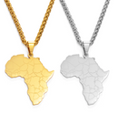 Africa map Pendant necklace - Afrilege