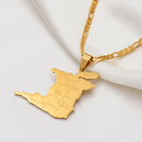Trinidad Map Pendant Necklace - Afrilege
