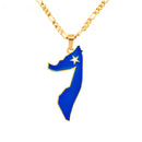 Somalia Map Flag Pendant Necklace - Afrilege