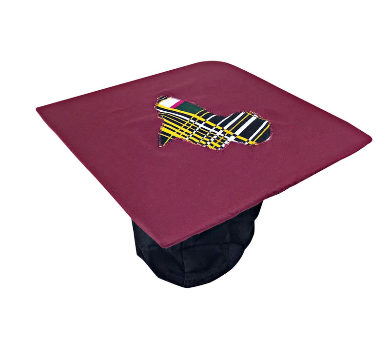 Africa Kente Graduation Cap Covers / Africa Custom Class Year Graduation Cap Topper - Afrilege