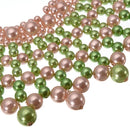 Egyptian Inspired Maxi Choker Necklace (Green) - Afrilege