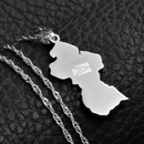 Guyana Map Pendant Necklace - Afrilege