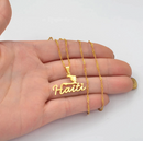 Haiti Map Name Pendant Necklace - Afrilege