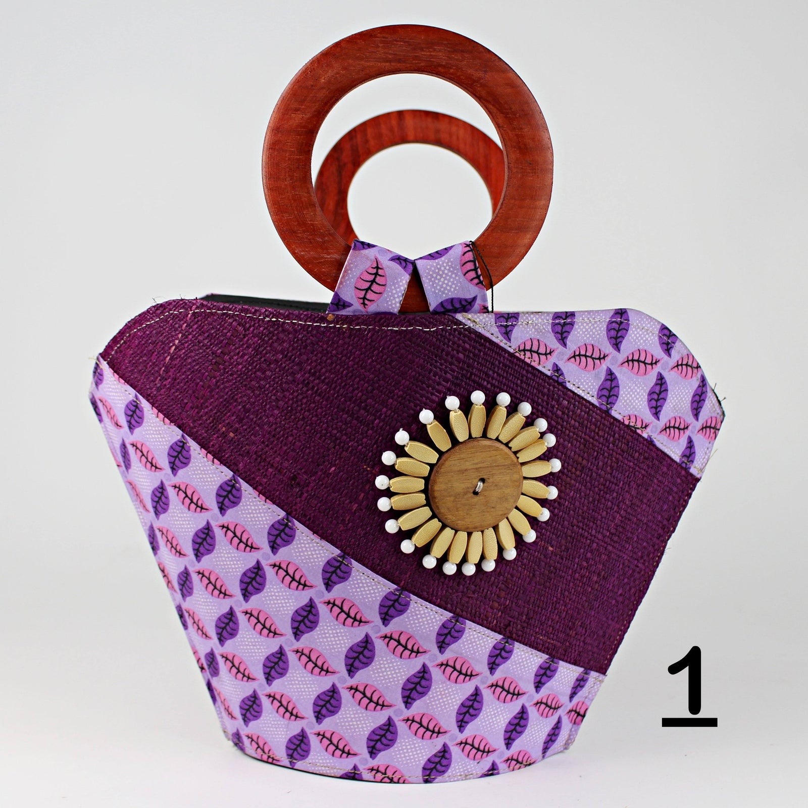 African Hand Woven Raffia Fibers Handbag (Big) | Afrilege