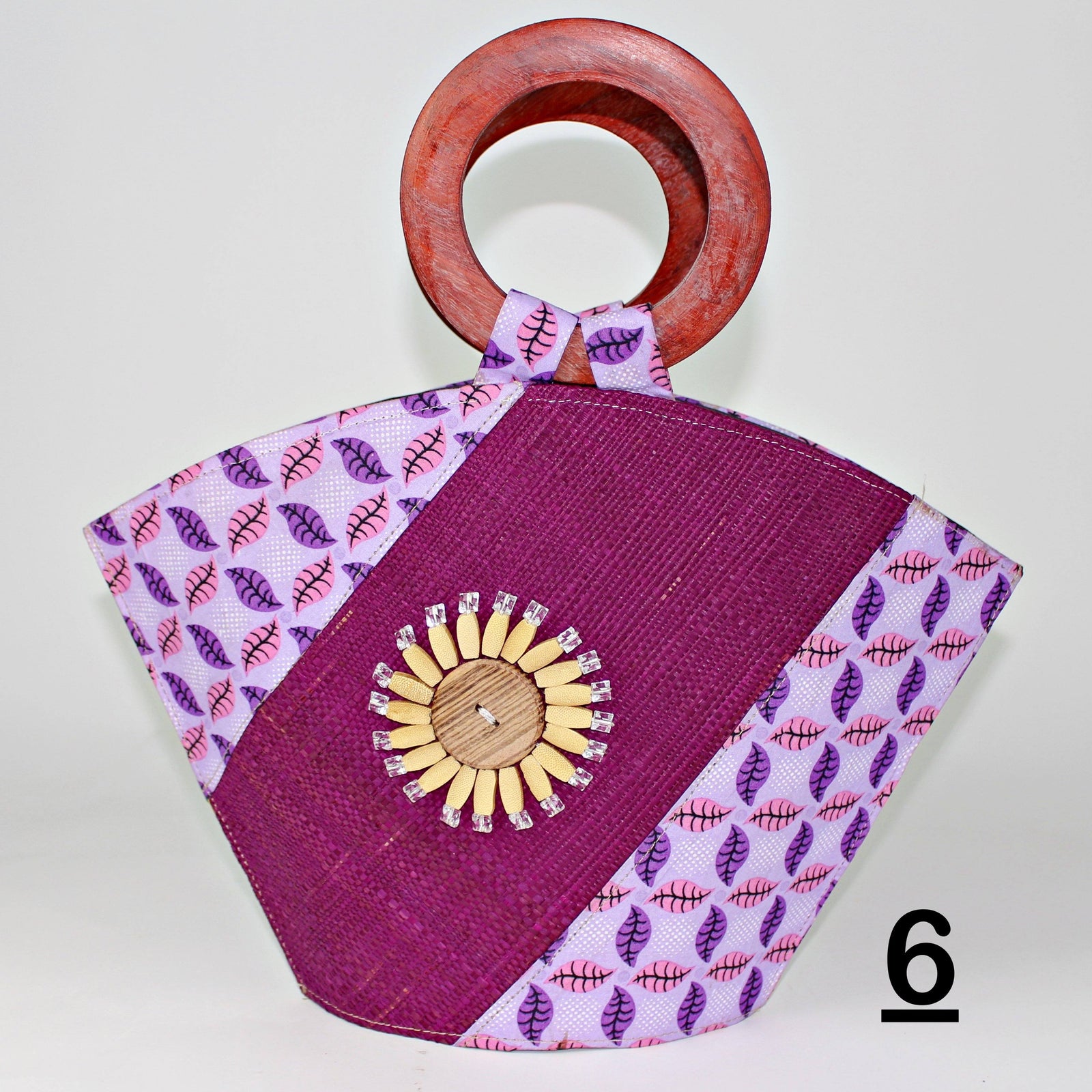 African Hand Woven Raffia Fibers Handbag (Big) | Afrilege