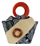 African Hand Woven Raffia Fibers Handbag (Meduim) - Afrilege