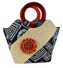 African Hand Woven Raffia Fibers Handbag (Meduim) - Afrilege