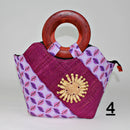 African Hand Woven Raffia Fibers Handbag (Meduim) - Afrilege