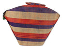 African Handmade Raffia Fibers Basket Handbag - Afrilege