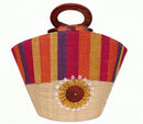 Handmade Raffia Fibers  African Basket Bag - Afrilege