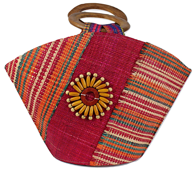 Handmade Raffia Fibers African Basket Bag - Afrilege